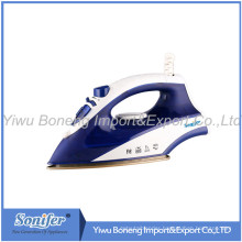 Travelling Steam Iron Ei-8817 Electric Iron with Ceramic Soleplate (Blue)